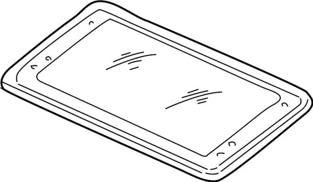 912101W201 - Body: Glass Panel for INFINITI: QX4 Image