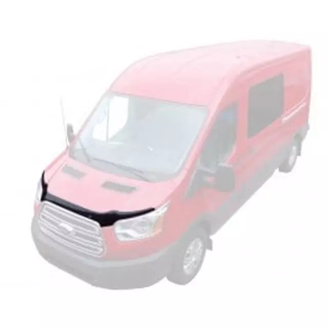 VEK4Z16C900A - Exterior: 2015-2018 Ford Air Deflector Hood Protector By Lund for Ford: Transit-150, Transit-250, Transit-350, Transit-350 HD Image