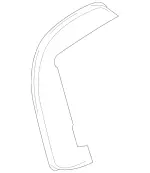 1647401378 - Rear-End Door: Seal for Mercedes-Benz Image