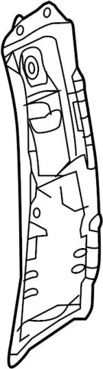 769135DA1A - : Upper Center Pillar Trim for INFINITI: QX30 Image