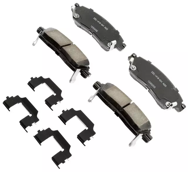 ACDELCO GOLD Ceramic Rear Disc Brake Pad Kit with Clips - GM (19428029)