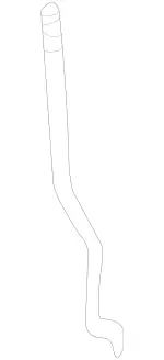 2207230639 - Front Doors: Securing Rod for Mercedes-Benz: S430, S55 AMG Image