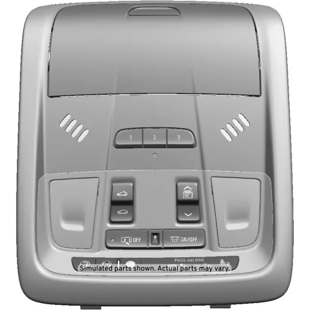 85554410 - Electrical: Overhead Console for Cadillac: XT4, XT6 | Chevrolet: Blazer Image