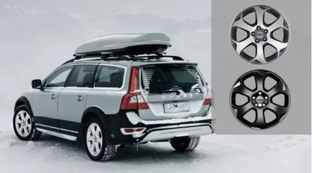 31414030 - : Aluminum Rim Merac 7.5 X 18in - Glossy Black for Volvo: XC60, XC70 Image