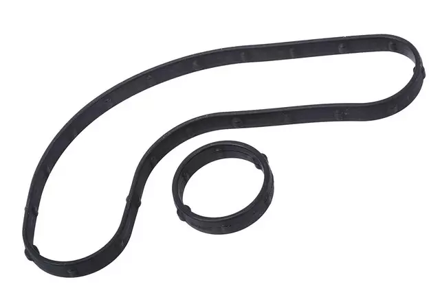 55507117 - Cooling System: Engine Oil Cooler Gaskets for Cadillac: Escalade, Escalade ESV | Chevrolet: Silverado 1500, Silverado 1500 LTD, Suburban, Tahoe | GMC: Sierra 1500, Sierra 1500 Limited, Yukon, Yukon XL Image