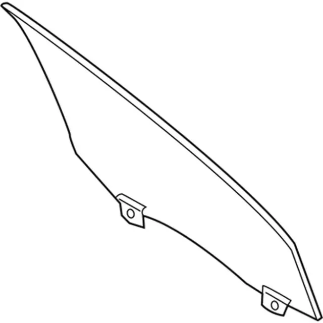 FT4Z5821411C - Body: Door Glass for Ford: Edge Image