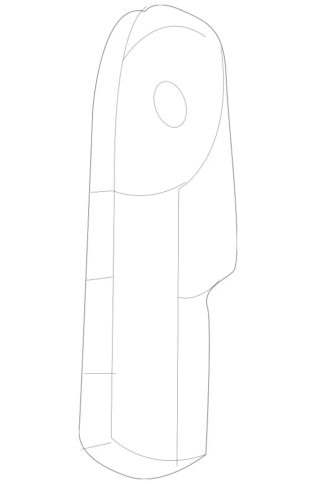 9067600108 - : Lower Latch Striker for Mercedes-Benz: Sprinter 1500, Sprinter 2500, Sprinter 3500, Sprinter 3500XD, Sprinter 4500 Image