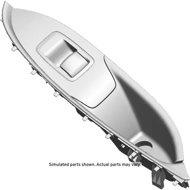 23359824 - : French Roast Metallic Rear Passenger Side Door Switch Bezel for Chevrolet: Malibu Image