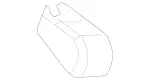 46382402007167 - Body: Wiper Arm Cap for Mercedes-Benz Image