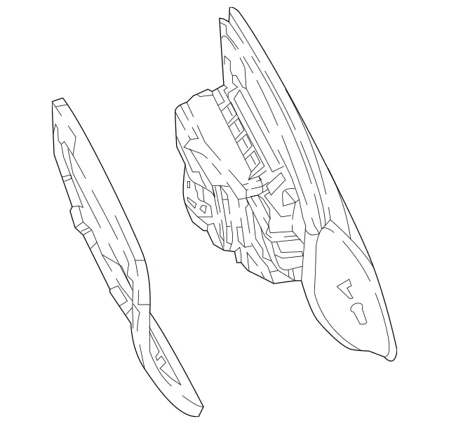 2389062500 - Electrical System: Rear Lamp Combination for Mercedes-Benz: E400, E450, E53 AMG Image image