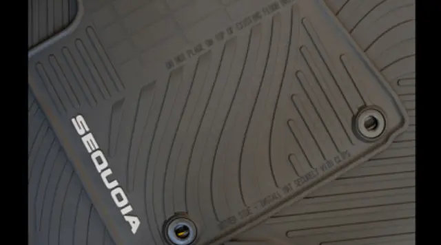PT9080C16302 - Interior: Floor Liner, All-Weather, Third Row, Black for Toyota Image