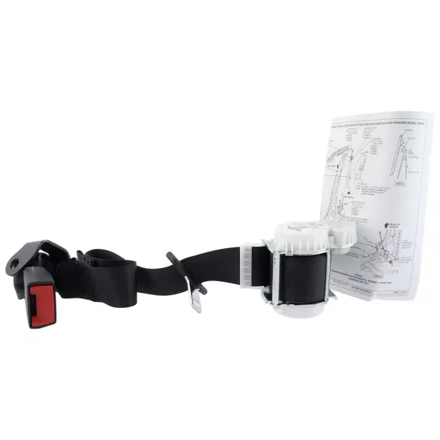 CB5Z78611B64AB - : Center Seat Belt for Ford: Explorer, Police Interceptor Utility Image