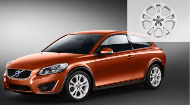 2010-2013 Volvo Aluminum Rim Styx White 7 X 17in - Volvo (31202849)