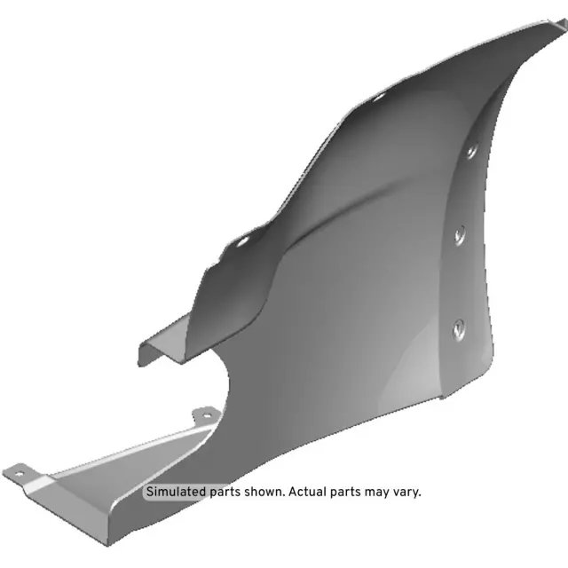 15834374 - : Passenger Side Front Wheelhouse Front Liner for Chevrolet: Corvette Image