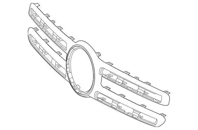 2478880602 - Attachment Parts: Trim Bar for Mercedes-Benz: GLB250, GLB35 AMG Image image