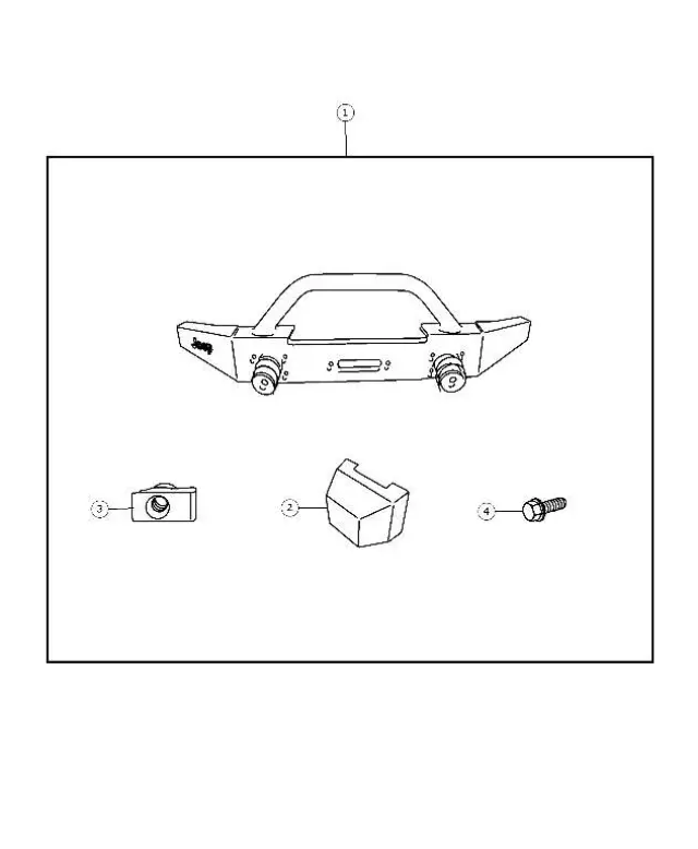 Front Bumper Kit - Mopar (82210341AC)