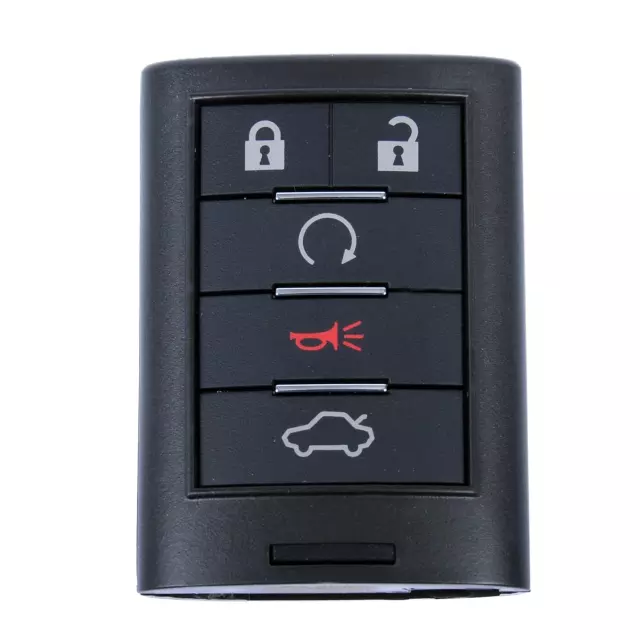 25943677 - : 5 Button Keyless Entry Remote Key Fob for Cadillac: CTS, STS Image
