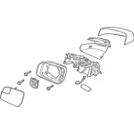 KB3Z17683B - Body: Mirror Assembly for Ford Image