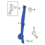 LK4Z14611B09AC - : Seat Belt Lap And Shoulder Belt for Ford: E-Transit, Transit-150, Transit-250, Transit-350, Transit-350 HD Image