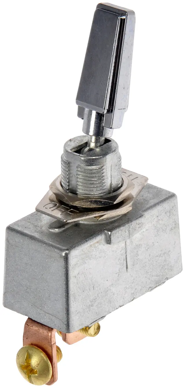 85904Z - : Electrical Switches - Toggle-Lever Chrome w/Screw Terminals -35 Amp (420 watts) for Dorman Image