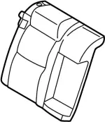 88610AR610 - : Seat Back Assembly for INFINITI: Q45 Image