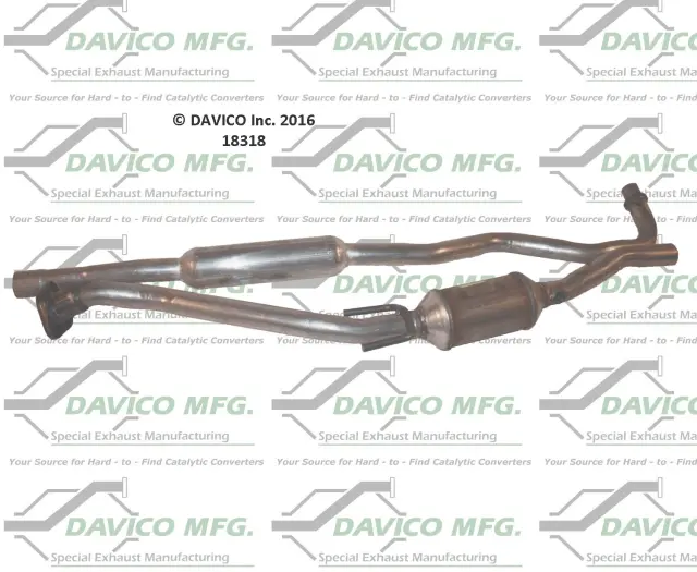 18318 - Exhaust: Direct Fit Catalytic Converter for DAVICO CONVERTERS Image