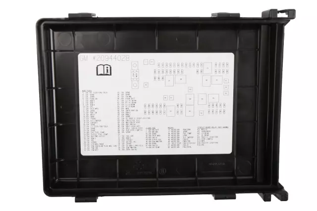 20944028 - : Part# 20944028 Accessory Wiring Junction Block Cover for Chevrolet: Express 1500, Express 2500, Express 3500 | GMC: Savana 1500, Savana 2500, Savana 3500 Image