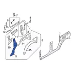 M2DZ7828408A - Body: Front Pillar for Ford: Bronco Image