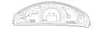 2205408847 - : Instrument Cluster for Mercedes-Benz: CL55 AMG, S55 AMG Image