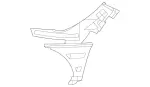 118885350164 - Attachment Parts: Basic Carrier, Bumper for Mercedes-Benz Image