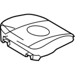 9C2Z16632A22A - Body: Seat Cushion Pad for Ford Image