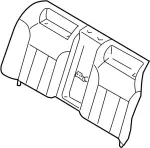 88620CS000 - : Seat Back Cover for INFINITI: M45 Image