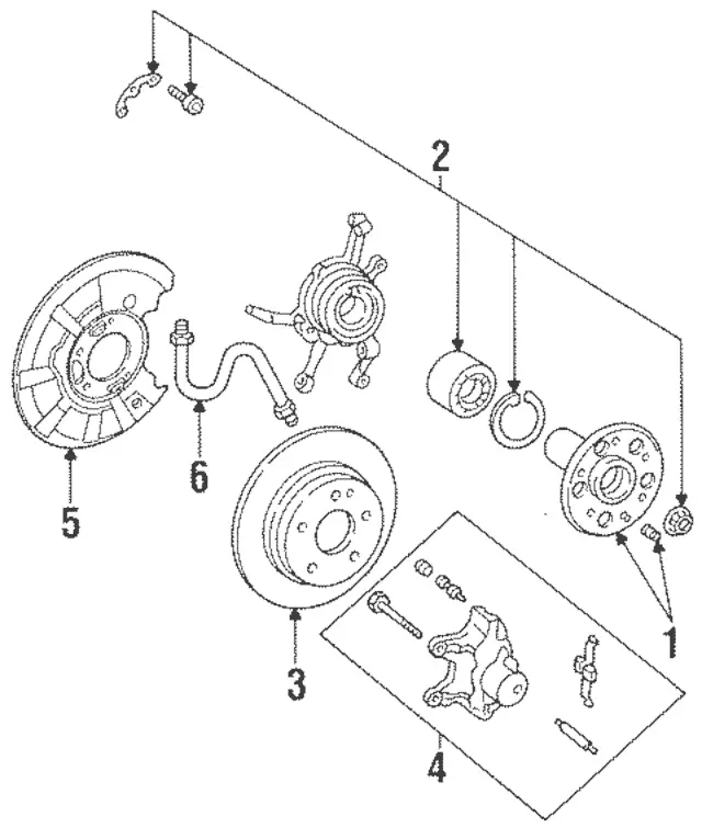 140423041264 - Brakes: Brake Disc for Mercedes-Benz: 400SE, 400SEL, 500SEC, 500SEL, 600SEL, S420, S55 AMG Image image