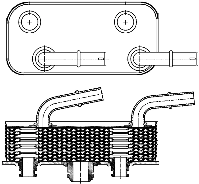 CLC180000S - Transmission &amp; Drivetrain: Automatic Transmission Oil Cooler Assembly for Behr Image