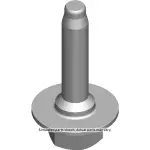 11609492 - : M8x1.25x372 Multi-Purpose Bolt for GM Image