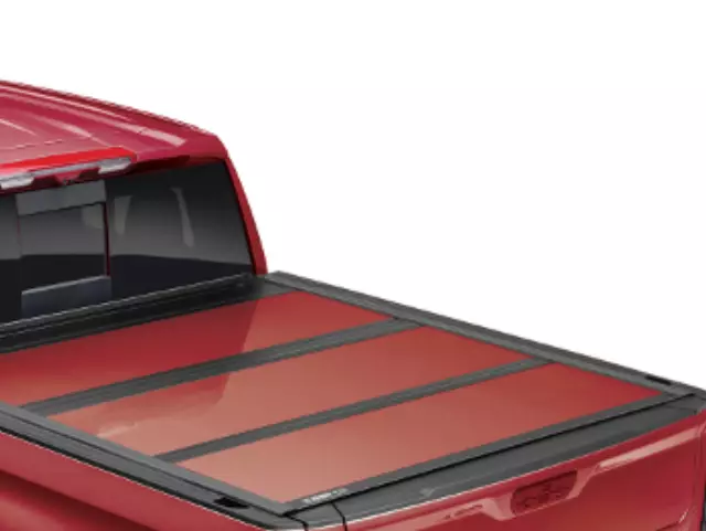 19431681 - : Short Bed Tri-Fold Hard Tonneau Cover With for Chevrolet: Silverado 1500, Silverado 1500 LTD | GMC: Sierra 1500, Sierra 1500 Limited Image