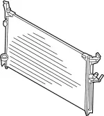 K2100CG01KNW - HVAC: Value Advantageâ„¢ CONDENSER ASSEMBLY for INFINITI: FX35, FX45 Image