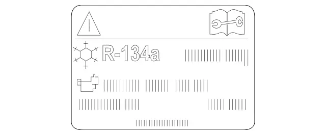 8176404 - Tools and Accessories: Information Label for Mercedes-Benz: 300C, 300CD, AMG GT 63 S E Performance, C300, C63 AMG, C63 AMG S, CLE300, CLE450, CLE53 AMG, CLS450, CLS53 AMG, E53 AMG, GLC63 AMG, GLC63 AMG S Image image