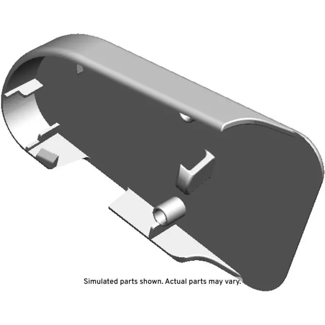 Jet Black Rear Passenger Side Seat Armrest Hinge Finish Cover - GM (84011176)