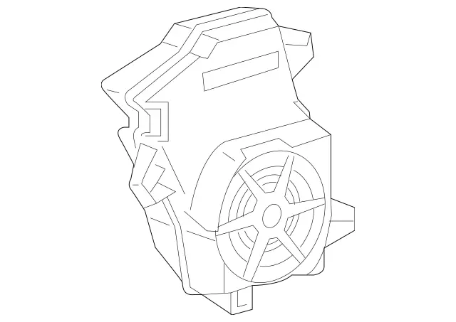 166820450264 - Electrical System: Subwoofer for Mercedes-Benz Image