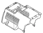 DA8Z74045C22AA - Body: Console for Ford: Flex Image
