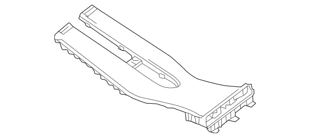 4478304500 - Body: Rear Duct for Mercedes-Benz: Metris Image image