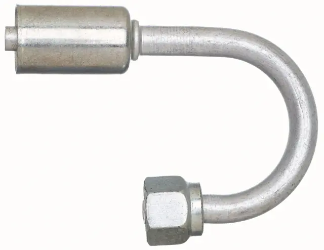 G456100606 - : Female SAE Tube O-Ring Nut - 180 Bent Tube - Aluminum (PolarSeal ACA) for Gates Image