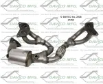 17455 - : Direct Fit Catalytic Converter for DAVICO CONVERTERS Image