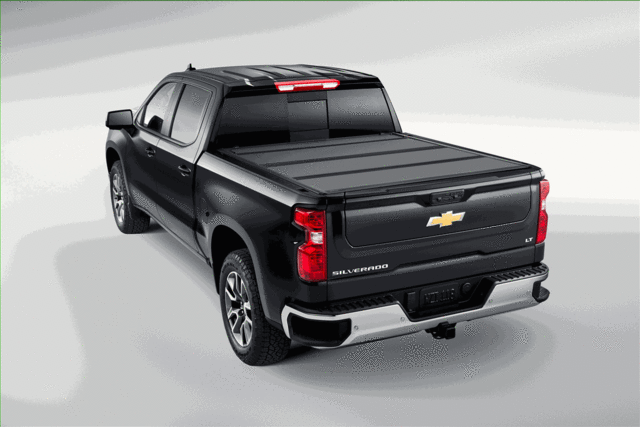 Standard Bed Hard Folding Tonneau Cover - GM (19434574)