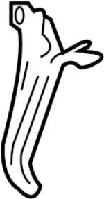 67881JK600 - Body: Reinforced Beam Bracket for Infiniti Image