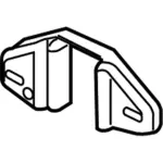 2C5Z17N775AA - Body: Frame End Cap for Lincoln: Aviator Image