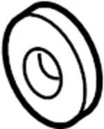 11931AL50A - Electrical: Pulley Assembly Spacer for Infiniti Image