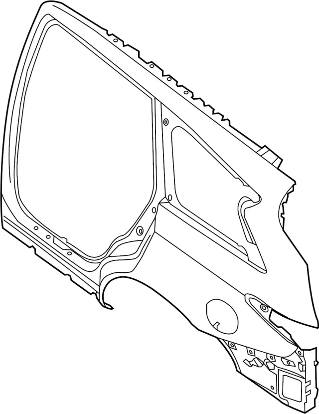 G81019NBMA - Body: Quarter Panel for INFINITI: JX35, QX60 Image