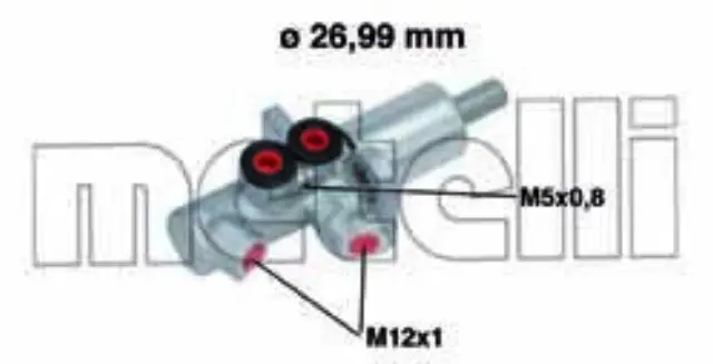 50733 - Brakes &amp; Brake Parts: Metelli Brake Master Cylinder for METELLI Image
